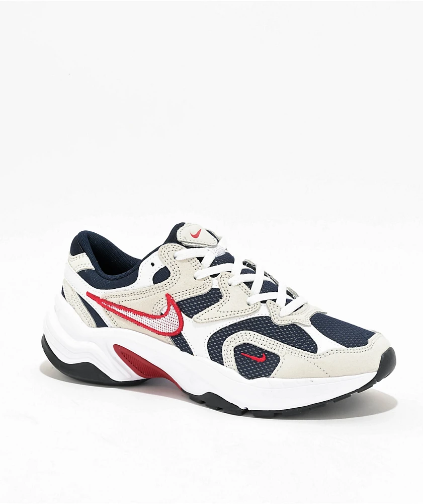 Nike AL8 Obsidian, Gym Red & White Shoes