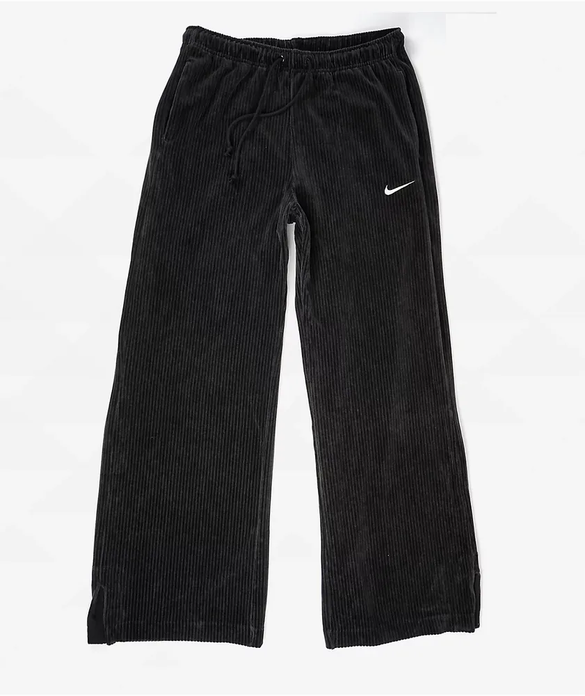 Nike Black High Waist Oversized Flared Pants