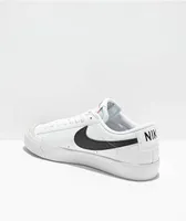 Nike Blazer '77 Low White & Black Leather Shoes
