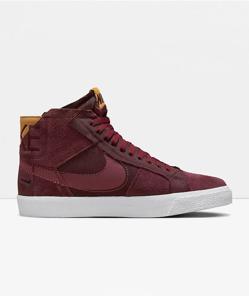 Nike Blazer Mid '77 Premium Night Maroon Sail Shoes