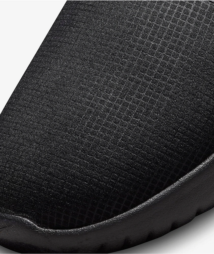 Nike Burrow Black & Anthracite Slippers