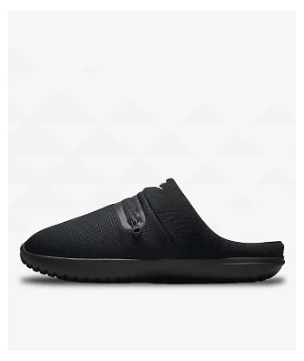 Nike Burrow Black & Phantom Slippers