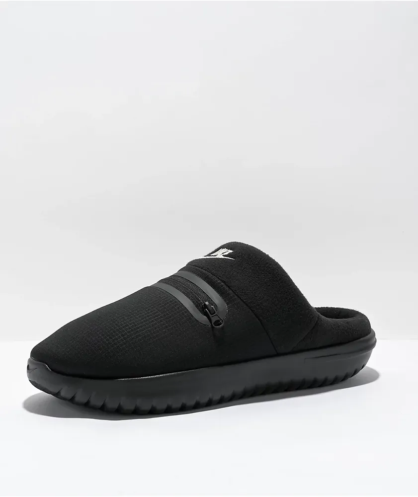 Nike Burrow Black Slippers