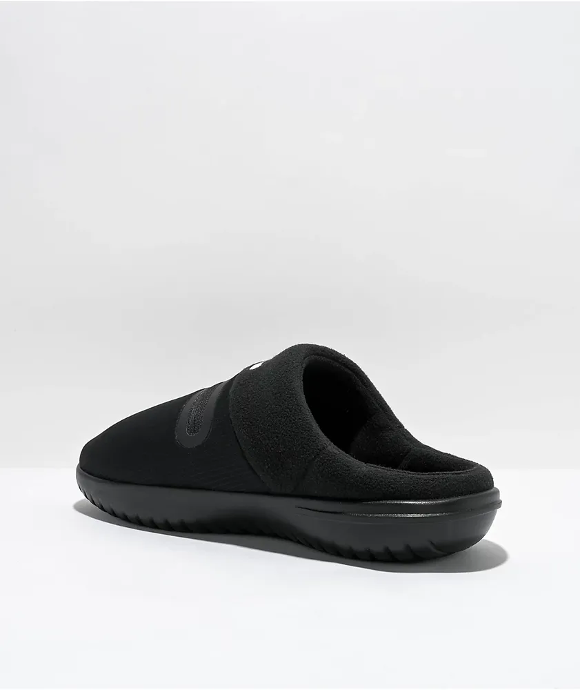 Nike Burrow Black Slippers