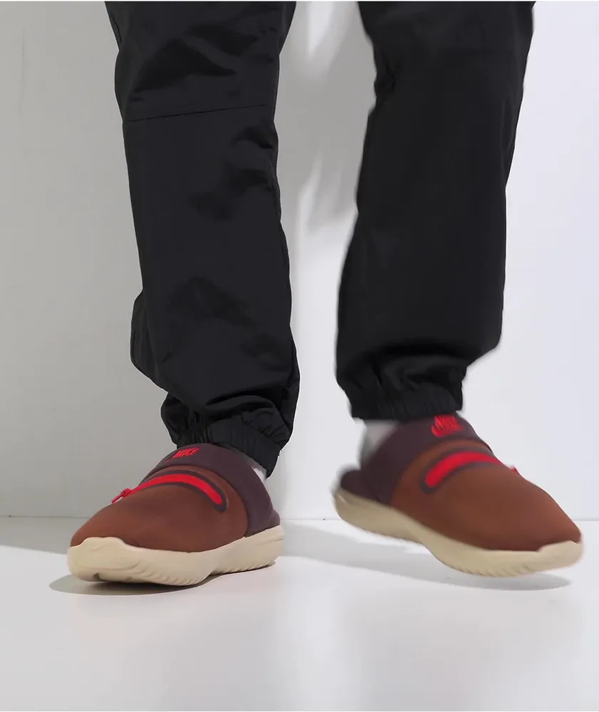 nike brown slippers