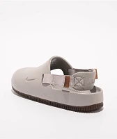 Nike Calm College Grey & Gum Mule Sandals