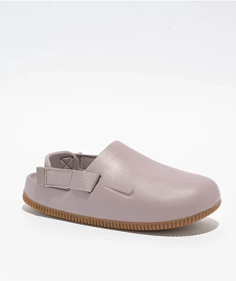 Nike Calm Light Violet Ore & Gum Mule Sandals