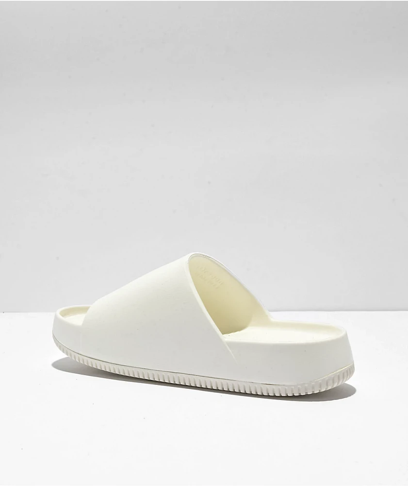 Nike Calm White Slide Sandals