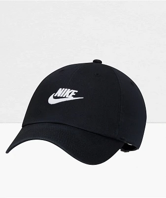 Nike Club Futura Black Strapback Hat