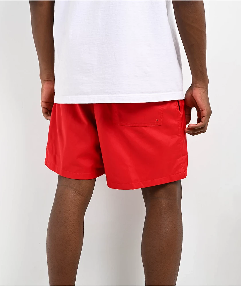 Nike Club University Red Woven Flow Shorts