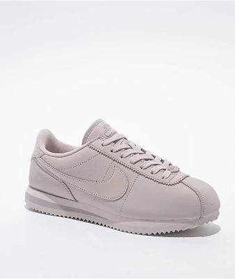 Nike Cortez Platinum Violet & Amethyst Ash Premium Leather Shoes