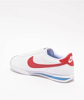 Nike Cortez White, Varsity Blue & Varsity Red Shoes