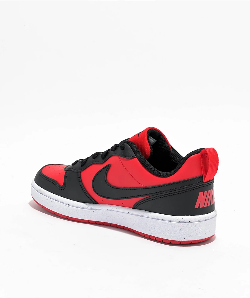 Nike Court Borough Low Recraft Red & Black Shoes