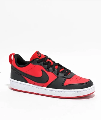 Nike Court Borough Low Recraft Red & Black Shoes