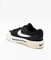 Nike Court Legacy Lift Black & White Platform Shoes
