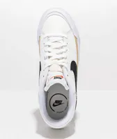 Nike Court Legacy Lift White & Hemp Platform Shoes
