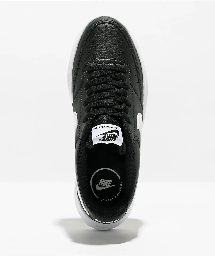 Nike Court Vision Alta Black & White Shoes