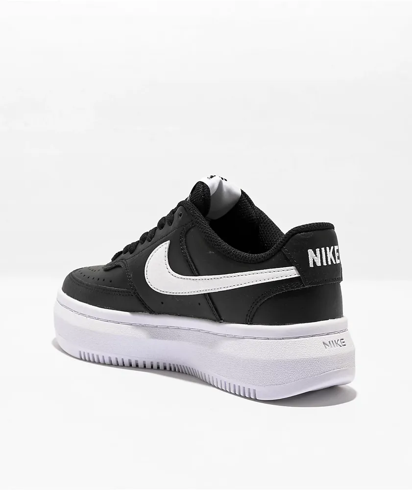 Nike Kids' Court Legacy White & Black Shoes