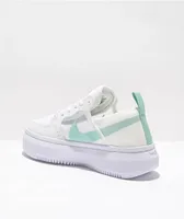 Nike Court Vision Alta TXT White & Light Dew Shoes