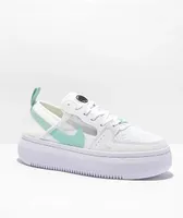 Nike Court Vision Alta TXT White & Light Dew Shoes