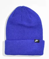 Nike Cuffed Lapis Blue Beanie