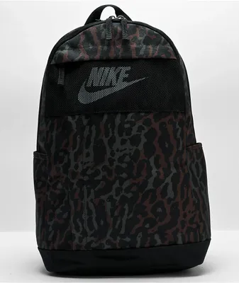 Nike Elemental Black & Green Camo Backpack