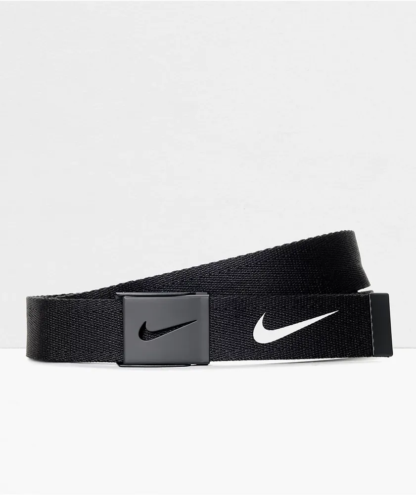 Nike Men's Reversible Stretch Web Belt, Black/Grey, One Size : :  Clothing, Shoes & Accessories