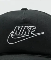 Nike Futura Black Trucker Hat 