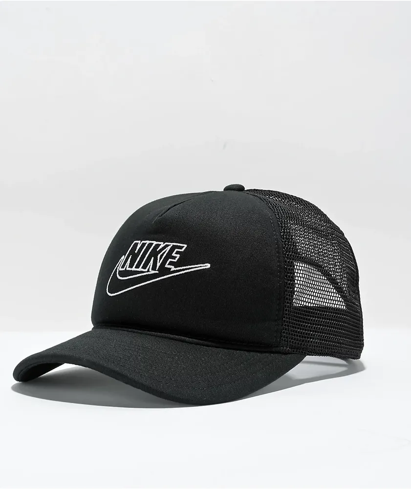 Nike Futura Black Trucker Hat 