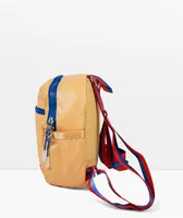 Nike Futura Celestial Gold & Red Mini Backpack