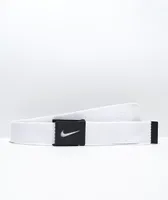 Nike Futura White & Black Web Belt