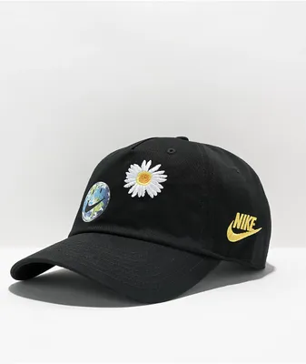 Nike Heritage 86 Smile Bright Like The Sun Black Strapback Hat