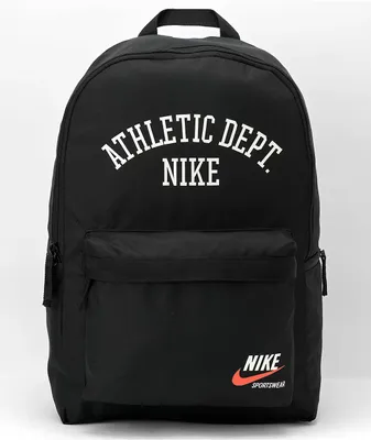 Nike Heritage Athletic Department Black Backpack