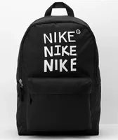 Nike Heritage Logo Black Backpack