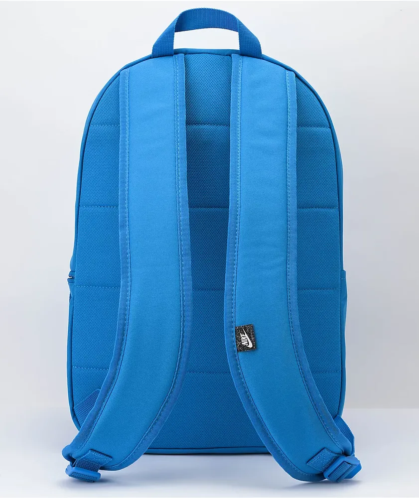 Nike Heritage Logo Blue & Orange Backpack