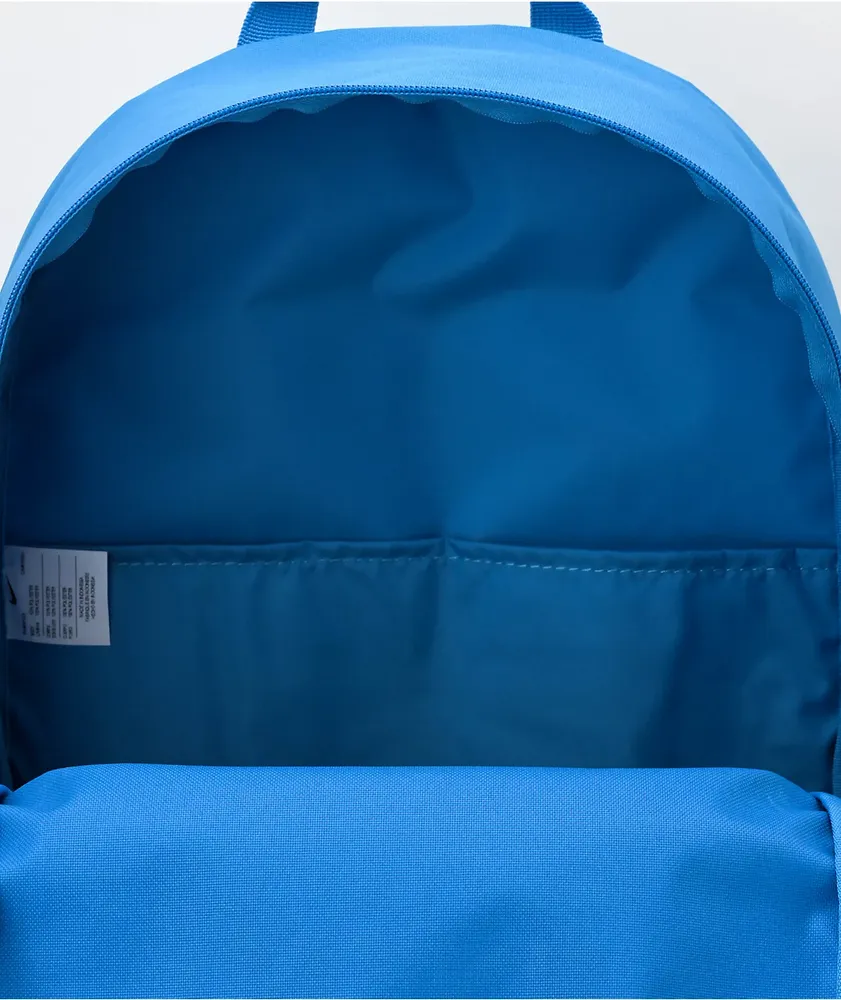 Nike Heritage Logo Blue & Orange Backpack