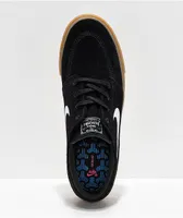 Nike Janoski RM SE Black & Gum Suede Skate Shoes