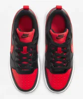 Nike Kids Court Borough Low 2 Black & Red Shoes