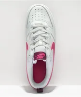 Nike Kids Court Borough Low 2 Pure Platinum & Pink Prime