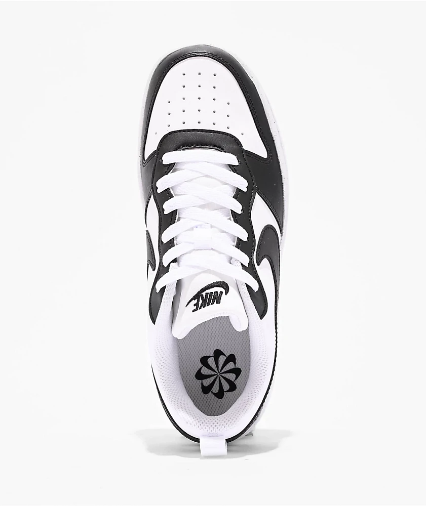 Nike Kids Court Borough Low Recraft Black & White Shoes