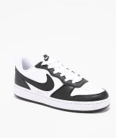 Nike Kids Court Borough Low Recraft Black & White Shoes