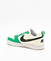 Nike Kids Court Borough Low Recraft White & Stadium Green Shoes