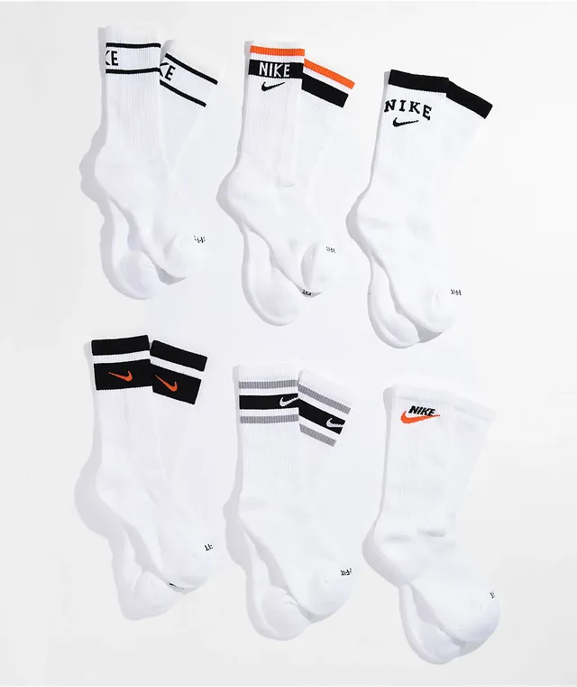 Nike Everyday Plus Retro Cushioned Crew Socks 6-Pack