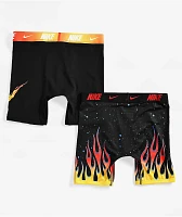 Nike Kids Dri-FIT Essential Micro Flame 2-Pack Boxer Briefs