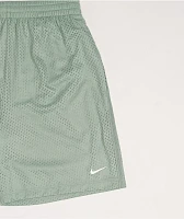 Nike Kids Dri-FIT Green Mesh Shorts