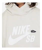 Nike Kids Icon White Hoodie