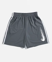 Nike Kids Swoosh Grey Mesh Shorts