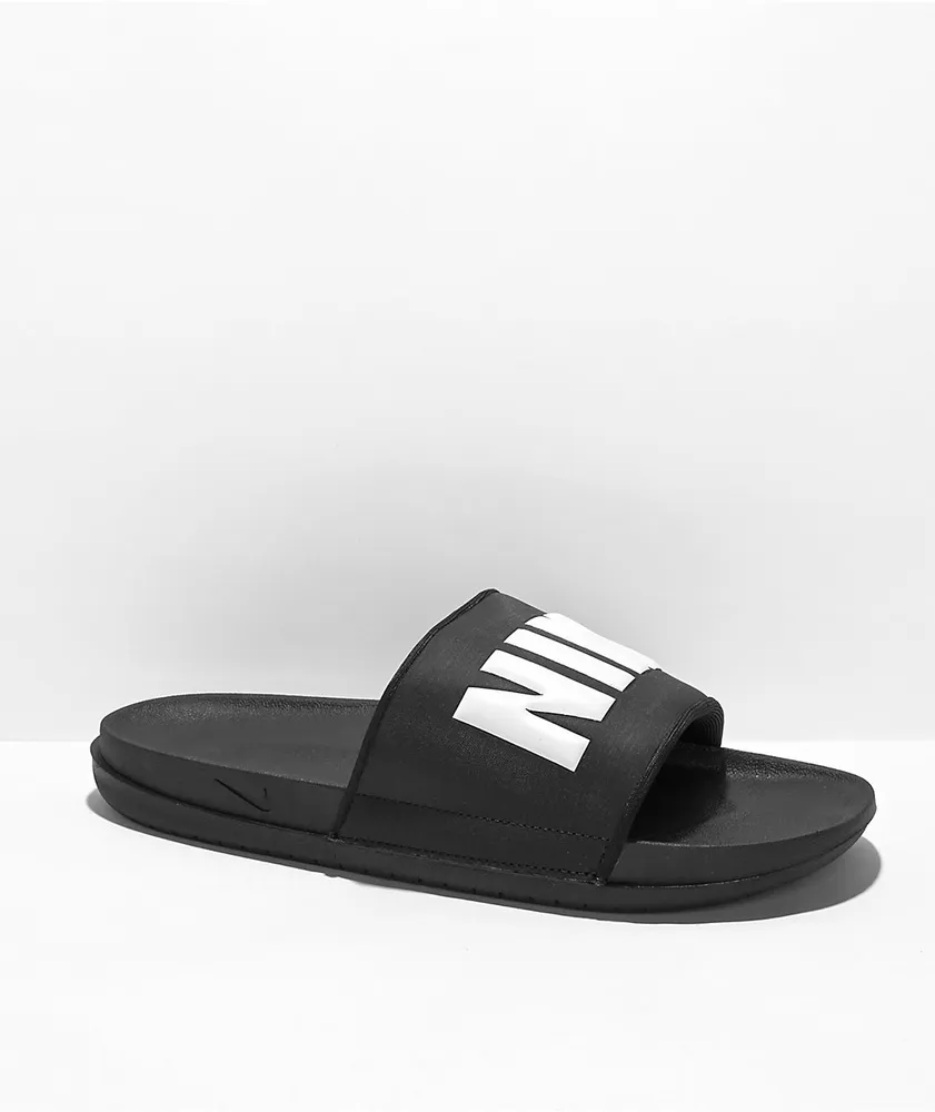 Nike Men's Offcourt Black & White Slide Sandals