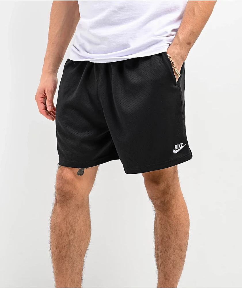 Nike Mesh Flow Black Shorts