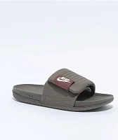 Nike Offcourt Adjust Ironstone & Coconut Slide Sandals